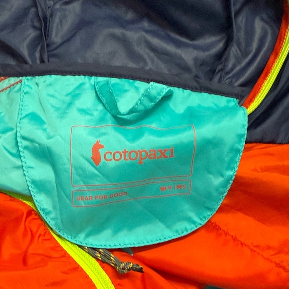 Cotopaxi Kids Raincoat - Red, Blue, and Yellow - Picture 2 of 3